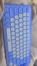 羅技（Logitech）POP ICON KEYS 泡泡鍵盤(pán) 藍牙辦公鍵盤(pán) 無(wú)線(xiàn)鍵盤(pán)  AI便攜鍵盤(pán) 筆記本鍵盤(pán) 紫色 曬單實(shí)拍圖