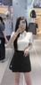 DESCENTE迪桑特WOMEN’S TRAINING系列女士短裙 WT-Bright White Tpg L (170/70A) 曬單實拍圖