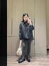 雪茜曼大碼打底褲女秋冬加絨外穿不掉檔胖mm顯瘦2025新款黑色連褲絲襪 曬單實(shí)拍圖
