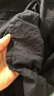 無印良品（MUJI）女式 棉 長袖連衣裙 女裝 裙子 春季 長裙 純棉 BC2KVA4A 深藏青色 L (165/88A) 曬單實(shí)拍圖
