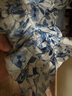 moussy&sly夏季新品法式浪漫風優(yōu)雅五分袖碎花連衣裙030ISZ33-5361 混合藍色117 均碼 曬單實拍圖