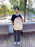 颯望韓版2025新款書(shū)包初中女生雙肩包大容量高顏值超輕減負高學(xué)生背包 黃色【大容量輕便】防水 曬單實(shí)拍圖