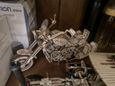 若客（ROKR）巡航摩托車 diy手工積木立體拼圖拼裝模型玩具車七夕情人節(jié)禮物男 曬單實(shí)拍圖