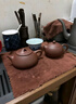 京東京造 宜興紫砂壺手工茶壺【原礦清水泥】煮泡茶具 君德如意280ml禮盒 曬單實(shí)拍圖
