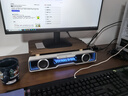 漫步者花再Halo SoundBar桌面音響音箱家用臺式電腦游戲音響長條有線音箱藍(lán)牙5.4RGB燈效 破曉白 曬單實拍圖