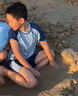 匹克兒童泳衣男童泳褲套裝男孩分體大中小童立體泳衣寶寶套裝150 曬單實(shí)拍圖