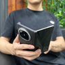 智父三星zfold7手機殼新款三星z fold7折疊屏保護套超薄鏡頭中軸全包防摔電鍍真皮高級腕帶支架男外殼 【瑞紅色】頭層牛皮*磁吸腕帶*旋轉支架 曬單實(shí)拍圖
