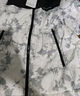 波司登（BOSIDENG）【反季】羽絨服國標90絨男女情侶冬季短款潮流涂鴉連帽外套 雪嶺山脈9BE9 XL 175/96A 曬單實拍圖