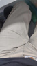 貓人（MiiOW）美式純棉休閑褲子男款潮流春秋季新款寬松闊腿帥氣直筒運動(dòng)長(cháng)褲冬 卡其 3XL 曬單實(shí)拍圖