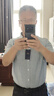 BLACKMONDAY夏季純棉牛津紡襯衫男短袖全棉男士免燙時尚百搭商務(wù)休閑正裝襯衣 曬單實(shí)拍圖