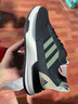 品牌斷碼男鞋三條杠清倉莆田鞋百搭休閑運動(dòng)鞋潮流老爹鞋跑步男潮 9810黑綠（皮面） 41 (255mm) 曬單實(shí)拍圖