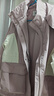 森馬（Semir）[陳都靈同款]四防外套女中長(cháng)款寬松撞色防護夾克秋裝通勤戶(hù)外上衣 【明星同款】紫白色調00471 XL 曬單實(shí)拍圖