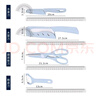 沃德百惠（WORTHBUY）廚房刀具砧板套裝組合二合一切肉切菜刀水果刀削皮刀 藍(lán)色五件套 曬單實(shí)拍圖