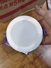 公牛（BULL）LED筒燈天花燈嵌入式孔燈 6W3.5寸暖白光3000K/開孔85-95mm 曬單實拍圖