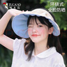 啄木鳥防曬帽女夏季防紫外線空頂遮陽帽大檐遮臉貝殼帽沙灘涼帽太陽帽子 曬單實拍圖