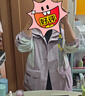 森馬（Semir）陳都靈|防護(hù)外套女中長款寬松撞色秋裝戶外通勤夾克101524109001 曬單實(shí)拍圖