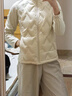 探拓（TECTOP）戶(hù)外輕薄羽絨服修身保暖羽絨外套 2347234YR 女款馥月白L 曬單實(shí)拍圖