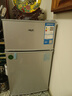 奧克斯小冰箱家用小型迷你冷藏冷凍兩用出租房宿舍用節(jié)能省電寢室辦公室電冰箱 【熱賣(mài)款 升級(jí)凈化去味】22A126DW銀 曬單實(shí)拍圖