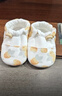 G.duck小黃鴨嬰幼兒鞋子0-1歲步前棉鞋春秋季6-12個(gè)月男女寶寶軟底腳套 黃色草莓（棉布內里） 內長(cháng)12CM-建議0-12個(gè)月 曬單實(shí)拍圖