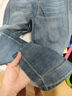 黛姿茹軟牛仔褲女春季2026新款今年流行女士高腰闊腿褲九分窄版直筒褲 藍色/九分褲 S (26) 【推薦80-95斤】 曬單實(shí)拍圖