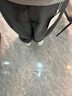 三彩2025秋季新款松緊腰休閑褲長褲闊腿褲寬松垂感顯瘦通勤M 巖灰預(yù)售[付款15天內(nèi)]發(fā) S 155/64A 曬單實拍圖