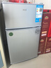 奧克斯小冰箱家用小型迷你冷藏冷凍兩用出租房宿舍用節能省電寢室辦公室電冰箱 【熱賣(mài)款 升級凈化去味】22A126DW銀 曬單實(shí)拍圖