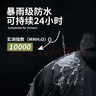 樂優(yōu)佰易 成人長(zhǎng)款連體雨衣帶帽檐安保戶外工地安全反光雨衣 曬單實(shí)拍圖
