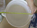 傳旗陶瓷白瓷9英寸寸品鍋帶蓋大湯碗陶瓷鍋家用餐具新白陶瓷 曬單實(shí)拍圖