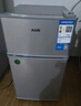 奧克斯小冰箱家用小型迷你冷藏冷凍兩用出租房宿舍用節能省電寢室辦公室電冰箱 【熱賣(mài)款 升級凈化去味】22A126DW銀 曬單實(shí)拍圖