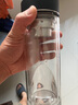 京東京造 茶杯 雙層玻璃水杯男士泡茶水分離隔熱杯子500ml 曬單實拍圖