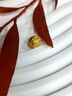 中國(guó)黃金（CHINA GOLD）足金六字真言轉(zhuǎn)運(yùn)珠黃金手鏈男女款串珠情人節(jié)禮物送女友老婆老公 12mm金錢(qián)珠約1克 曬單實(shí)拍圖