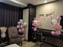 多美憶生日派對(duì)兒童氣球裝飾場(chǎng)景布置生日裝飾男孩女孩生日套裝亮片地飄 曬單實(shí)拍圖