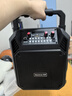 紐曼K503無線藍(lán)牙音箱戶外大音量廣場(chǎng)舞音響手提便攜式小型家用K歌音樂播放器地?cái)倲[攤收款喇叭 雙麥版 曬單實(shí)拍圖