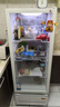 美的（Midea）210升展示柜冷藏保鮮柜立式單門(mén)酒水飲料柜冰柜鮮花蛋糕水果茶葉柜便利店冰箱風(fēng)冷循環(huán)ML-208DGE 曬單實(shí)拍圖