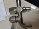 貝意品獨(dú)立雙控水龍頭洗衣機(jī)專用一進(jìn)二出雙用水龍頭4分家用自來(lái)水開(kāi)關(guān) 曬單實(shí)拍圖