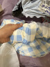 魯雅爾韓系多巴胺休閑褲女夏季新款潮流小個子直筒褲寬松百搭顯瘦長褲子 藍色 M 曬單實拍圖