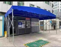 殷翔移動(dòng)推拉棚大型倉庫電動(dòng)伸縮雨棚籃球羽毛球活動(dòng)遮陽(yáng)棚防違建雨篷 膜布 曬單實(shí)拍圖