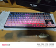 邁從（MCHOSE）K87S/G87旋鈕無(wú)線(xiàn)機械鍵盤(pán)電競游戲客制化有線(xiàn)/藍牙三模gasket結構全鍵熱插拔辦公 G87 黑莓粉漸變側刻 熾焰軸 曬單實(shí)拍圖