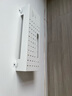 wifi墻壁電視掛墻上機(jī)頂盒路由器放置架置物收納盒免打孔托架 碳鋼路由器收納架【寬60cm】乳白 曬單實(shí)拍圖
