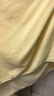 全棉時代浴巾100%棉純棉抗菌加大加厚吸水不掉毛洗澡巾嫩芽黃70*140cm  曬單實拍圖
