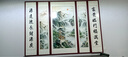 牧子喜行2025鴻運當頭中堂畫(huà)客廳掛畫(huà)別墅裝飾畫(huà)農村堂屋大氣靠山圖山水畫(huà) 01款-鴻運當頭-吉星高照 實(shí)木裱框40*80cm+20*80cm 中間三聯(lián)畫(huà) 曬單實(shí)拍圖