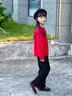 G. DUCKKIDS親子裝全家福一家三口四口秋冬紅色毛衣2024新款母子母女裝針織衫 紅色 100 (建議身高90-100CM 曬單實(shí)拍圖