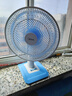 美的（Midea）臺式電風(fēng)扇七葉柔風(fēng)輕音臥室宿舍廣角遠(yuǎn)距交流定頻臺扇辦公室桌面節(jié)能省電搖頭小型電扇 FGAU40D 曬單實(shí)拍圖