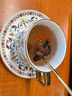 中國國家博物館纏枝紋咖啡杯喝水茶杯碟子勺子套裝創(chuàng  )意文創(chuàng  )水杯陶瓷生日禮物 粉彩 曬單實(shí)拍圖