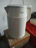 美的（Midea）【國家補貼】燒水壺電熱水壺大容量 家用水壺燒水304不銹鋼 雙層防燙智能防干燒多重防護無縫內(nèi)膽 1.5L 暖壺圓墩墩MK-SHM1569 曬單實拍圖