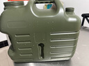 戶(hù)外水桶 家用儲水桶手提露營(yíng)車(chē)載帶龍頭食品級水箱塑料大容量 25升雙提手食品級軍綠色+3配件 曬單實(shí)拍圖