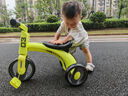 貝趣兒童三輪車自行車1-3-6歲腳踏車寶寶平衡車嬰兒幼兒2歲小孩童車 英倫綠【燈光音樂+防側(cè)翻】 滑步滑行車生日六一兒童節(jié)禮物 曬單實(shí)拍圖