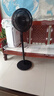 美的（Midea）【超級(jí)單品】七葉輕音立式電風(fēng)扇家用柔風(fēng)落地扇臺(tái)式桌面小型風(fēng)扇大風(fēng)量節(jié)能搖頭宿舍電扇 SAF30AB 曬單實(shí)拍圖