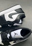 耐克女鞋 AJ1喬丹1JORDAN 1時尚運(yùn)動鞋休閑鞋黑白熊貓百搭板鞋 DC0774-101 39 曬單實拍圖