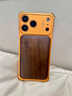 派凡胡桃木適用蘋(píng)果iphone17promax手機殼實(shí)木保護套木質(zhì)磁吸金屬無(wú)邊框裸機感防摔商務(wù)高級新款 橙-胡桃原木/金屬無(wú)邊框/氣囊防摔 蘋(píng)果17promax 曬單實(shí)拍圖
